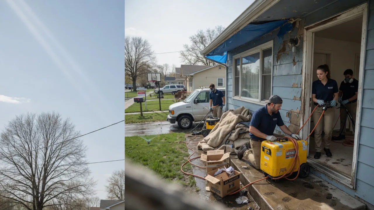 Basement Flood Cleanup in Moline, KS near me